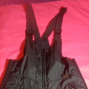 Black Women's Ski Bibs - Snow Jacket Overalls
